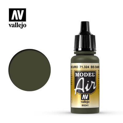 Hobby Paint, Model Air: BS Dark Green 17ml