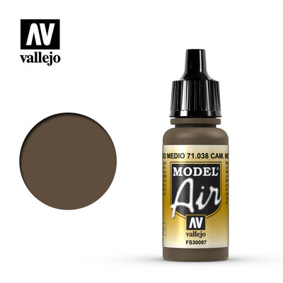 Hobby Paint, Model Air: Camouflage Medium Brown 17ml