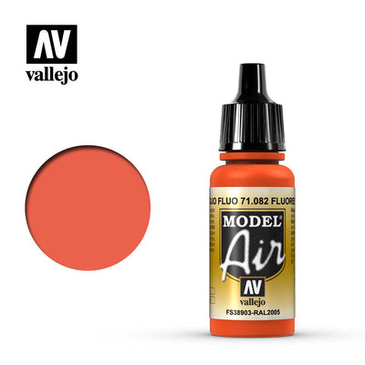 Hobby Paint, Model Air: Fluorescent Red 17ml