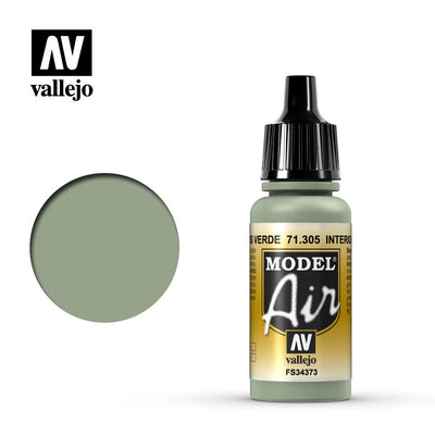 Hobby Paint, Model Air: Interior Grey Green 17ml