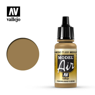 Hobby Paint, Model Air: Middle Stone 17ml