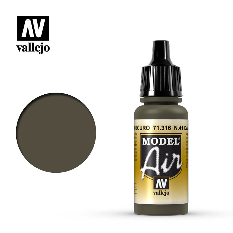 Model Air: Num. 41 Dark Olive Drab 17ml