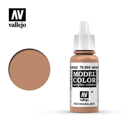 Hobby Paint, Model Color: Beige Red 17ml