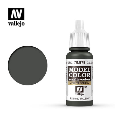 Hobby Paint, Model Color: German Camouflage Dark Green 17ml