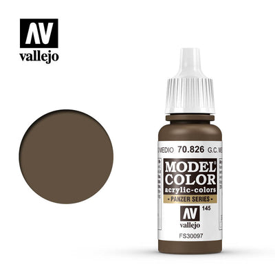 Hobby Paint, Model Color: German Camouflage Medium Brown 17ml