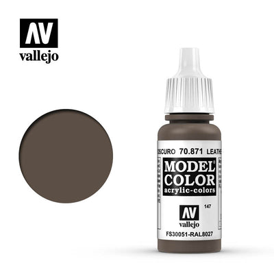 Hobby Supplies, Leather Brown 17ml