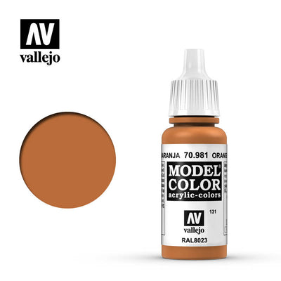 Hobby Paint, Model Color: Orange Brown 17ml