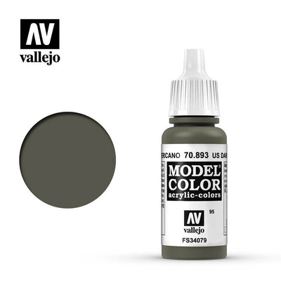 Hobby Paint, Model Color: US Dark Green 17ml