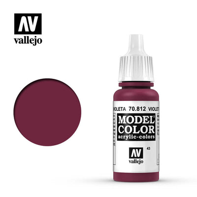 Hobby Supplies, Model Color: Violet Red 17ml