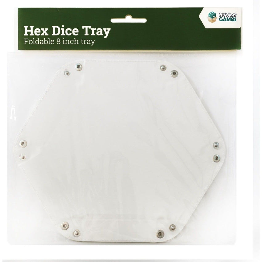 LPG Hex Dice Tray 8 Inch White