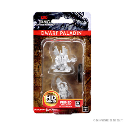 Role Playing Games, D&D Nolzur's Marvelous Miniatures: Dwarf Male Paladin