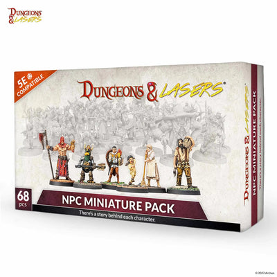 All Products, Dungeons & Lasers: NPC Miniatures Pack