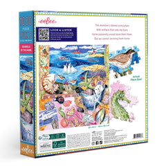 eeBoo: Seashells by the Shore 1000pc Puzzle