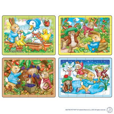 Kid's Jigsaws, Orchard Toys: Peter Rabbit 4-in-a-Box Puzzles