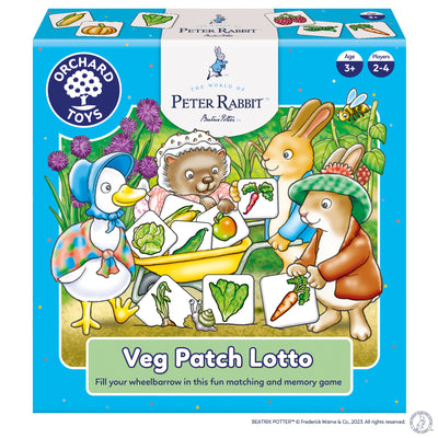 Kids Games, Orchard Toys: Peter Rabbit Veg Patch Lotto