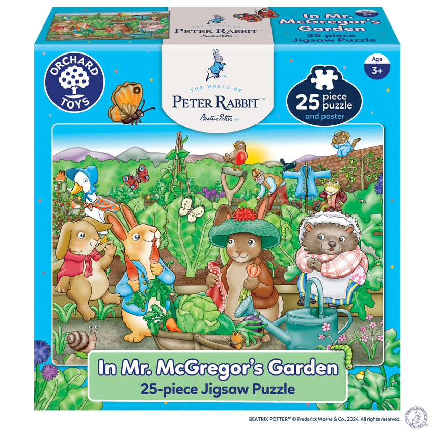 Orchard Toys: Peter Rabbit In Mr. McGregor's Garden 25pc Puzzle