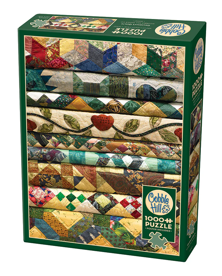 Grandma's Quilts 1000pc Compact Puzzle