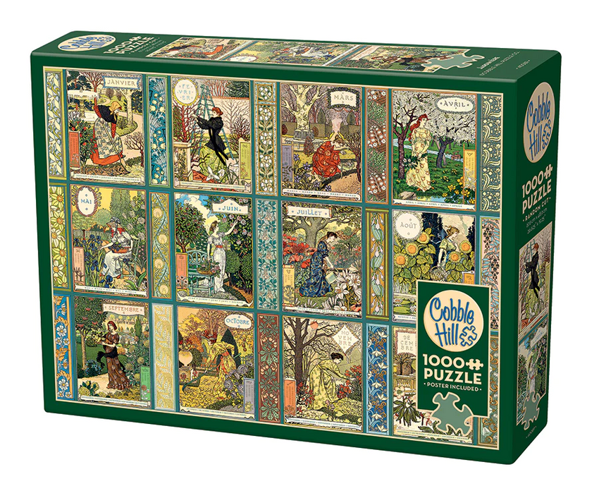 Jardiniere: A Gardener's Calendar Compact Puzzle 1000pc