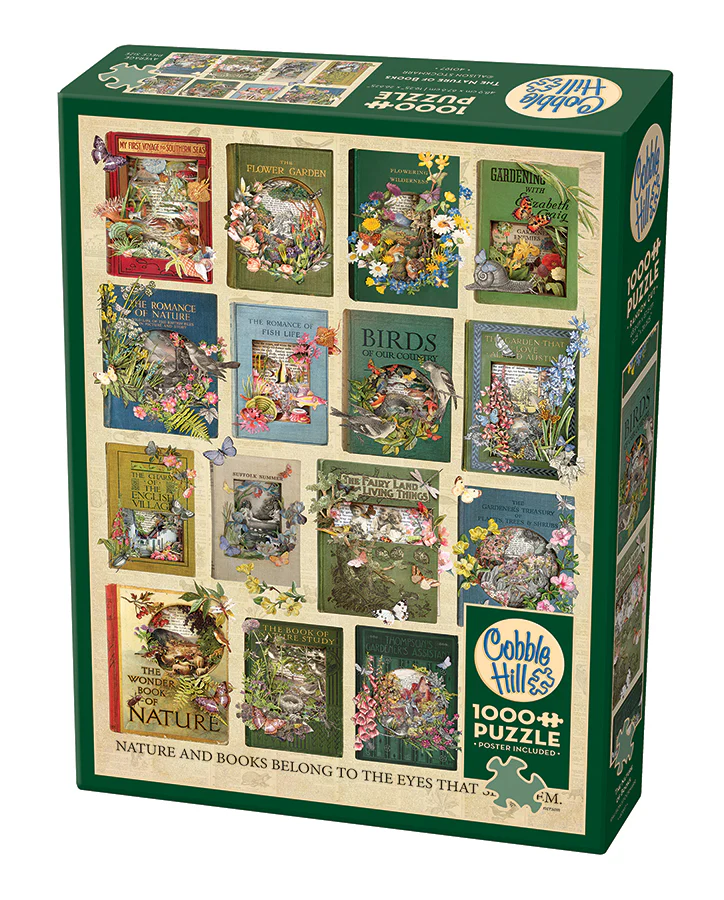 The Nature of Books 1000pc Compact Puzzle