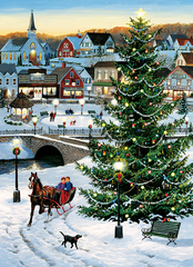 Village Tree 1000pc Compact Puzzle