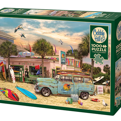 Jigsaw Puzzles, Surf Shack 1000pc Compact Puzzle