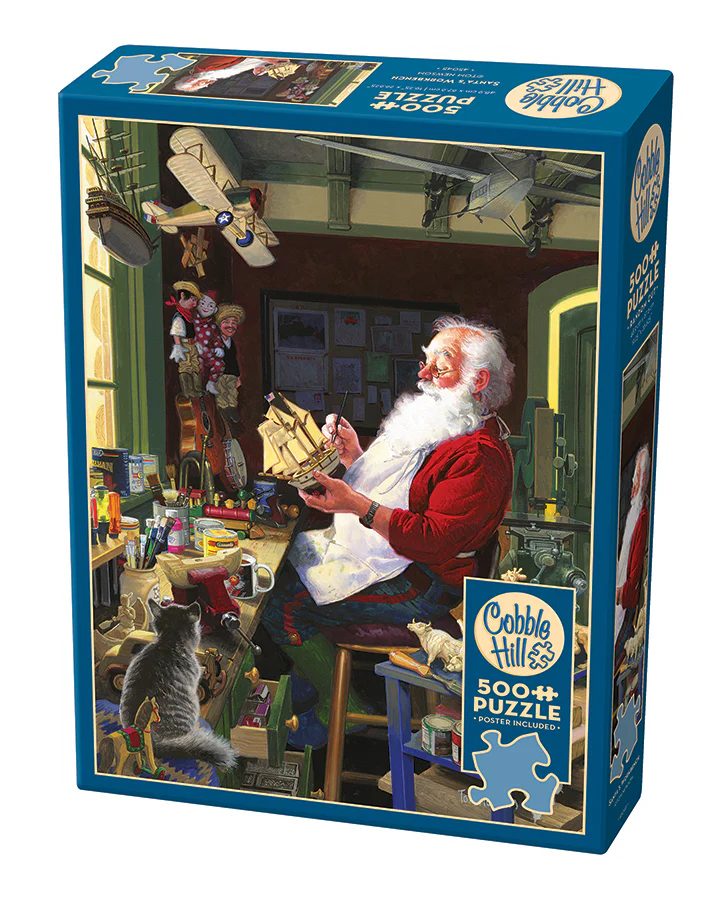 Santa's Workbench 500pc Compact Puzzle