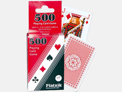 Traditional Games, 500 Bridge Size Cards Piatnik