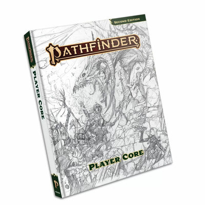 Role Playing Games, Pathfinder Second Edition Remaster: Player Core Sketch Cover