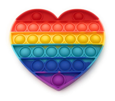 Kids Games, Rainbow Heart Push Bubble