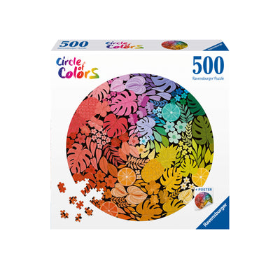 Jigsaw Puzzles, Circle of Colors: Tropical 500pc Puzzle