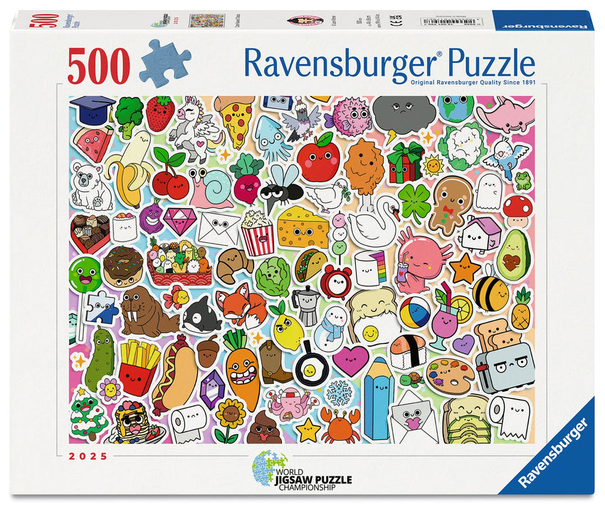 Ravensburger: Cute Kawaii Chaos 500pc Puzzle