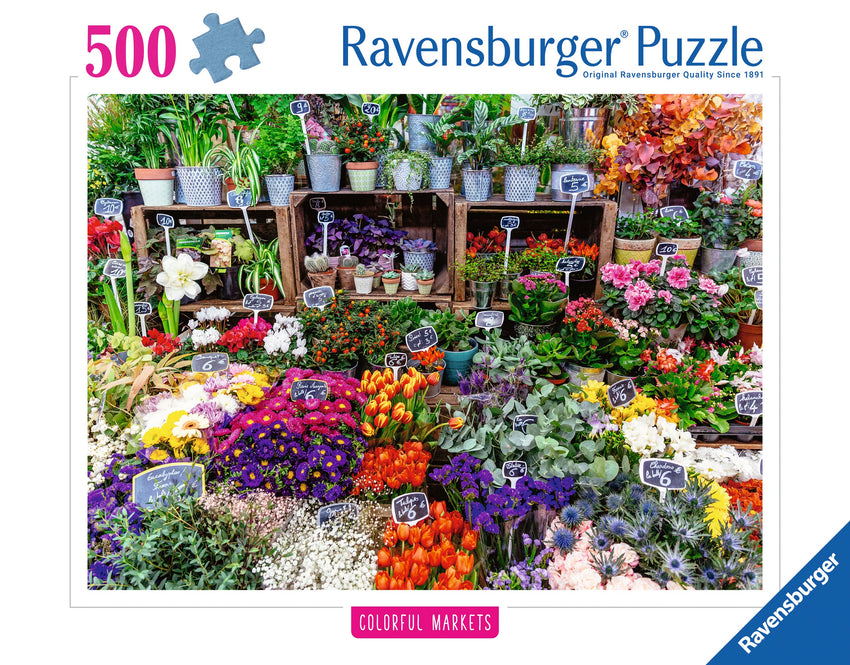 Ravensburger: Flower Market France 500pc Puzzle