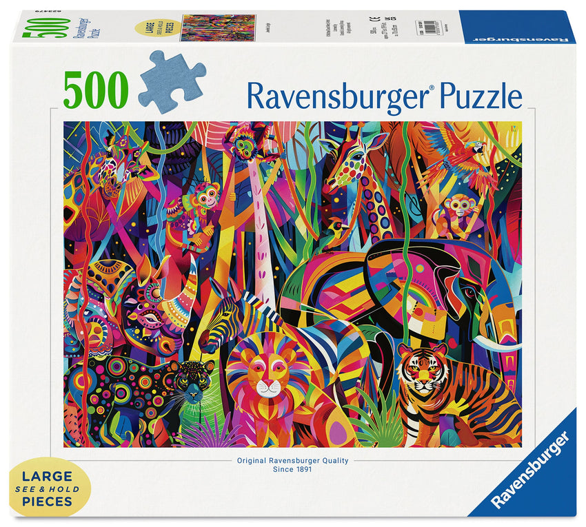 Ravensburger: Jeweled Jungle 500pc Large Format Puzzle