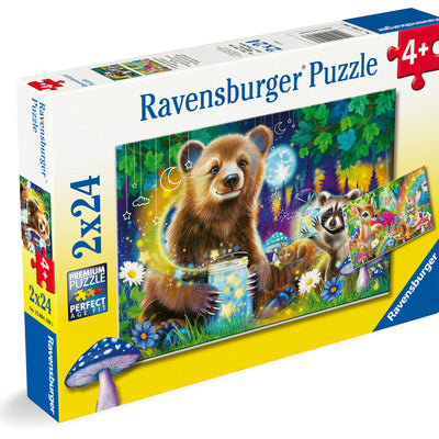Kid's Jigsaws, Ravensburger: Loving Woodland Friends 2x24pc Puzzle