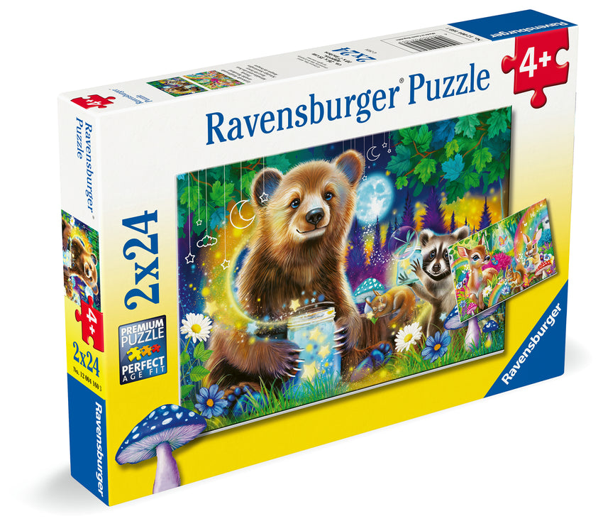Ravensburger: Loving Woodland Friends 2x24pc Puzzle