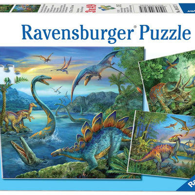 Kid's Jigsaws, Ravensburger: Dinosaur Fascination Puzzle 3x49pc