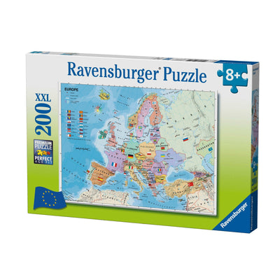 Kid's Jigsaws, European Map Puzzle 200pc