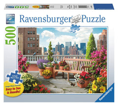 Ravensburger: Rooftop Garden Puzzle 500pc Large Format Puzzle
