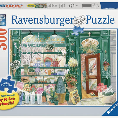 Jigsaw Puzzles, Flower Shop 300pc Large Format Puzzle