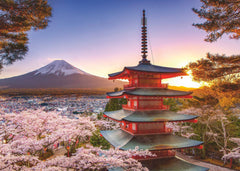 Ravensburger: Mount Fuji Cherry Blossom View 1000pc Puzzle