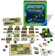Minecraft: Builders & Biomes Board Game & Farmer's Market Expansion Bundle