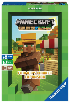 On Sale, Minecraft: Builders & Biomes Board Game & Farmer's Market Expansion Bundle