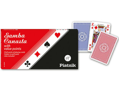 Traditional Games, Samba Canasta Playing Cards by Piatnik