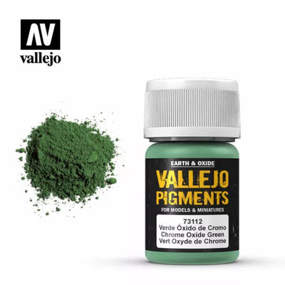 Hobby Supplies, Vallejo Pigments: Chrome Oxide Green 35ml