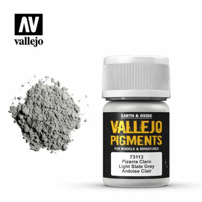 Hobby Supplies, Vallejo Pigments: Light Slate Grey 35ml