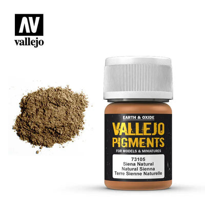 Hobby Supplies, Vallejo Pigments: Natural Sienna 35ml