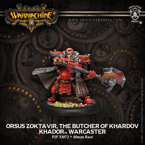 Warmachine: Khador – Orsus Zoktavir; The Butcher of Khardov Warcaster