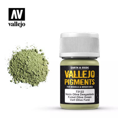 Hobby Supplies, Vallejo Pigments: Faded Olive Green 35ml