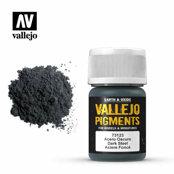 Vallejo Pigments: Dark Steel 35ml