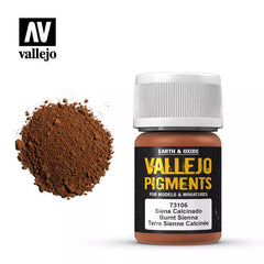 Vallejo Pigments: Burnt Sienna 35ml